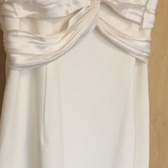 Cinq a Sept Amina Satin Twist Sheath Dress - Picture 6 of 12